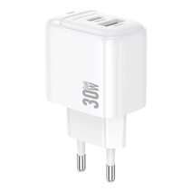 СЗУ Borofone BAS45A 2USB 3.0A PD 30W+QC 3.0 белый