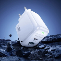СЗУ Borofone BAS45A 2USB 3.0A PD 30W+QC 3.0 белый