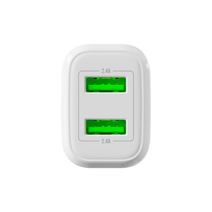 СЗУ Breaking P-02, 2USB-А, 2.4A (Белый)