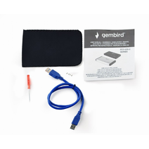 Внешний корпус 2.5'' Gembird EE2-U3S-2-B, синий, USB 3.0, SATA, металл
