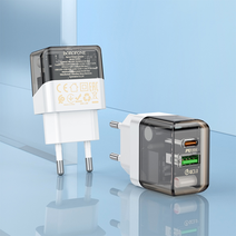 СЗУ Borofone BA80A 1USB QC3.0 + 1Type-C PD 20W быстрая зарядка для Type-C Type-C 1м
