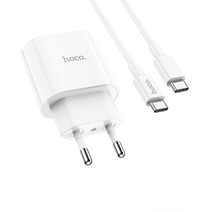 СЗУ HOCO C94A Metro, PD20W, Type-C + Type-C, Белый