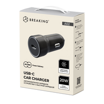 АЗУ Breaking A02, USB-C, PD 20W, 3A (Черный)