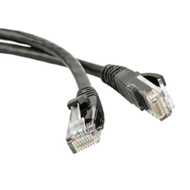 Патч-корд литой, UTP, RJ45, Cat.5e, 3m,(черный) Cablexpert PP12-3M/BК