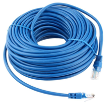 Патч-корд литой, UTP, RJ45, Cat.5e, 30m, (синий) Gembird/Cablexpert PP12-30M/B