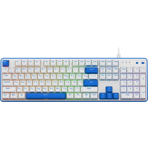 Игровая клавиатура Redragon Faye Pro белая/синяя