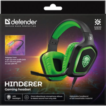 Наушники DEFENDER Hinderer черный