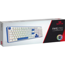 Игровая клавиатура Redragon Faye Pro белая/синяя