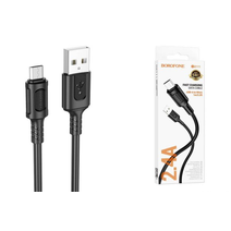 Дата-кабель Borofone BX111 для micro, 1м (черный)