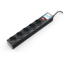 Сетевой фильтр Power Cube 3.0м черный, SPG5-C3