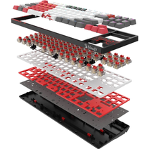 Игровая клавиатура A4Tech Bloody WS87 Naraka черный/красный