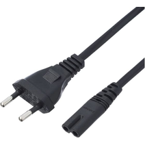 Кабель питания для ноутбука/аудио/видео техники GoPower 1,8м, VDE, 2-pin 00-00025227