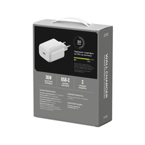 СЗУ Breaking P-03, USB-C, PD 36W, QC 3.0, 3A (Белый)