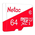 Карта памяти 64Gb Netac P500 ECO microSDXC U1/C10 NT02P500ECO-064G-S