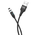 Дата-кабель HOCO U76 Fresh magnetic lightning 1м (чёрный)