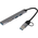 Концентратор VCOM TypeC+adapter-->USB3.0+2USB2,0+SD+TF DH297