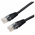 Патч-корд литой, UTP, RJ45, Cat.5e, 30m, (чёрный) Gembird/Cablexpert PP12-30M/BK