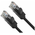 Патч-корд литой, UTP, RJ45, Cat.5e, 0.5m,(черный) Cablexpert PP12-0.5M/BK
