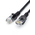 Патч-корд литой, UTP, RJ45, Cat.5e, 1m,(черный) Cablexpert PP12-1M/BК