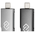 Картридер USB 2.0/Type C Digma CR-СU2520-G серый