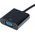 Переходник DVI-D-VGA Digital, 25M/15F, длина кабеля 0.2м Bion BXP-A-DVID-VGAF-01