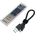 Внешний корпус Gembird EEM2-NVME-2 USB 3.1 для M2 NVME порт Type-С, пластик, прозрачный