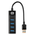 USB-концентратор ExeGate DUB-4TP 4xUSB3.0,  черный, EX296925RUS