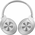 Наушники A4Tech 2Drumtek BH300 белый/серый