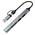 Картридер Type-C/USB-A (3.1) Gembird FD2-MSD-3