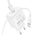 СЗУ BOROFONE BAS43A, 20W PD + кабель C-C 1m, Белый