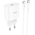 СЗУ HOCO C94A Metro, PD20W, Type-C + Type-C, Белый