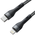 Кабель Breaking Tissue USB-C - Lightning, 30W, 3A, 1м (Черный)