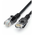 Патч-корд литой, UTP, RJ45, Cat.5e, 3m,(черный) Cablexpert PP12-3M/BК