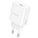 СЗУ Borofone BA82A Platinum single port + Type C - Type C PD25W charger(EU) (белый)