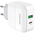 СЗУ Borofone BA46A Premium PD+QC3.0 charger, white