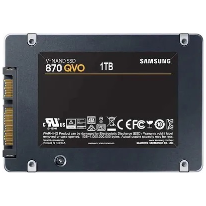 SSD 2.5'' 1Tb SAMSUNG 870 QVO MZ-77Q1T0BW
