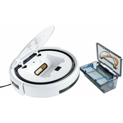 Пылесос-робот Kitfort КТ-518 20Вт белый/черный