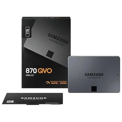 SSD 2.5'' 1Tb SAMSUNG 870 QVO MZ-77Q1T0BW
