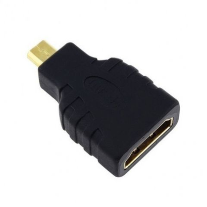 Переходник HDMI - MicroHDMI Gembird 19F/19M, золотые разъемы, пакет A-HDMI-FD
