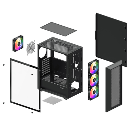 Корпус XASTRA A406 4ARGB