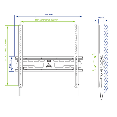 Кронштейн Kromax FLAT-4