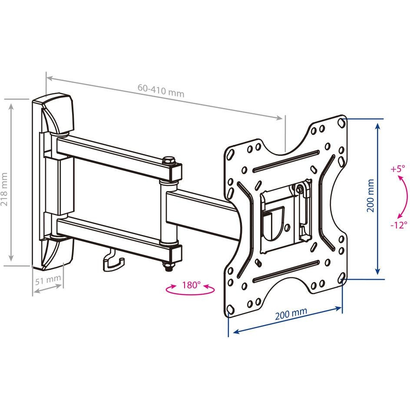 Кронштейн KROMAX OPTIMA-214