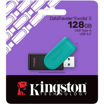 USB Flash 128Gb USB 3.0 Kingston DataTraveler Exodia S DTXS/128Gb