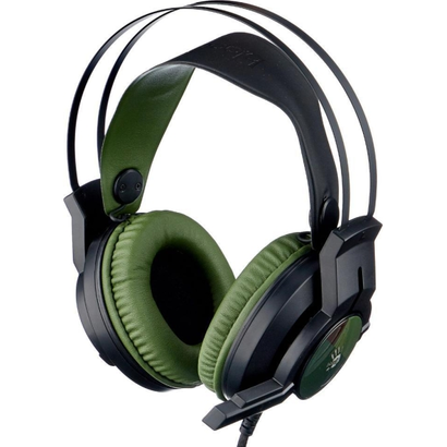 Наушники A4Tech Bloody J450 черный/зеленый