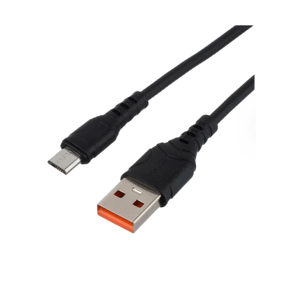 Дата-кабель GoPower GP06M USB - microUSB, 1.0м (черный)