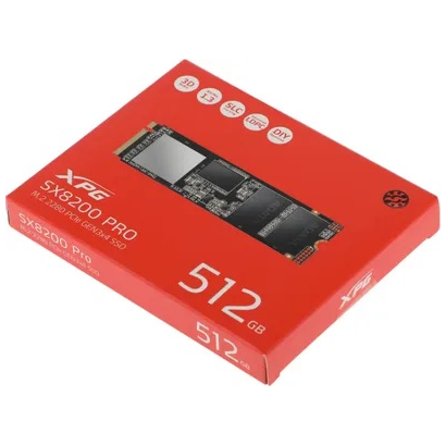 SSD M.2 512Gb A-Data ASX8200PNP-512GT-C