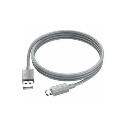 Дата-кабель Hoco X107 USB 2.4A для Lightning, 1м серый