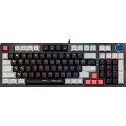 Игровая клавиатура DEFENDER Hawk GK-418 RU, радужный