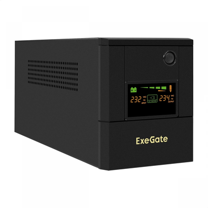 ИБП 2000 В*А ExeGate EX299822RUS Smart LB-2000.LCD.AVR.4SH.USB