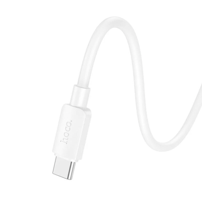 Дата-кабель HOCO X96 Hyper 27W Type-C 1м белый